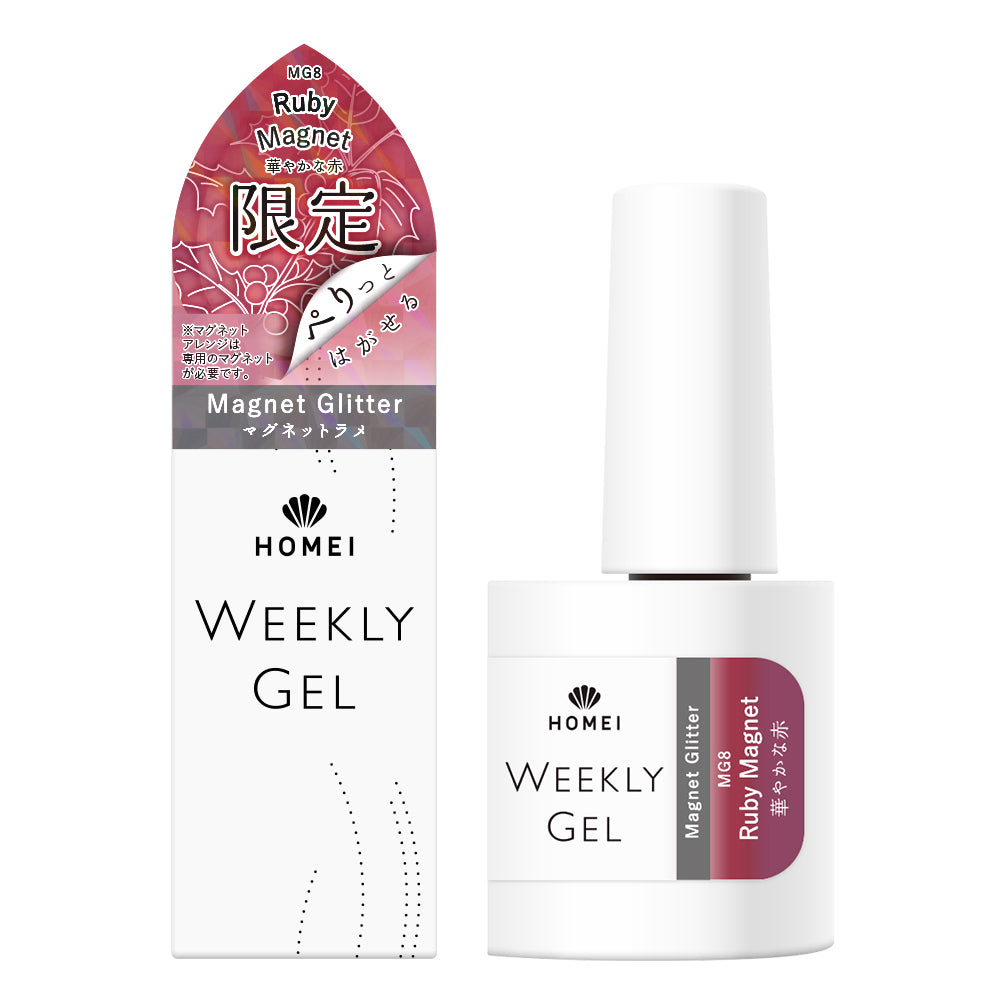 Magnet Gel Polish MG8 “Ruby Magnet” LIMITED