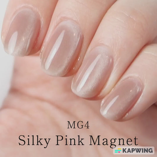 Magnet Gel Polish MG4 "Silky Pink Magnet"